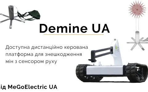 «Скальпель» – доступна дистанційно керована платформа для розмінування територій