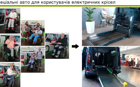 Які потреби людей у кріслах колісних задовольняє наше авто?