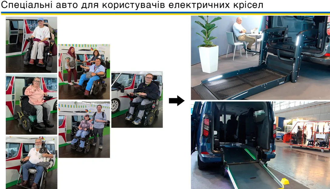 Які потреби людей у кріслах колісних задовольняє наше авто?