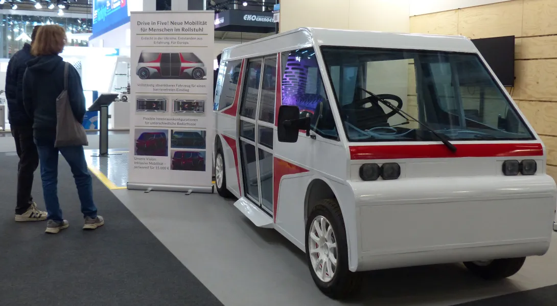 Українці на IAA Mobility в Мюнхені представили особливий електромобіль за 10 000 євро, – ексклюзив